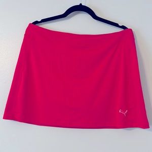 PUMA Women’s Pink Golf Skort Size Large